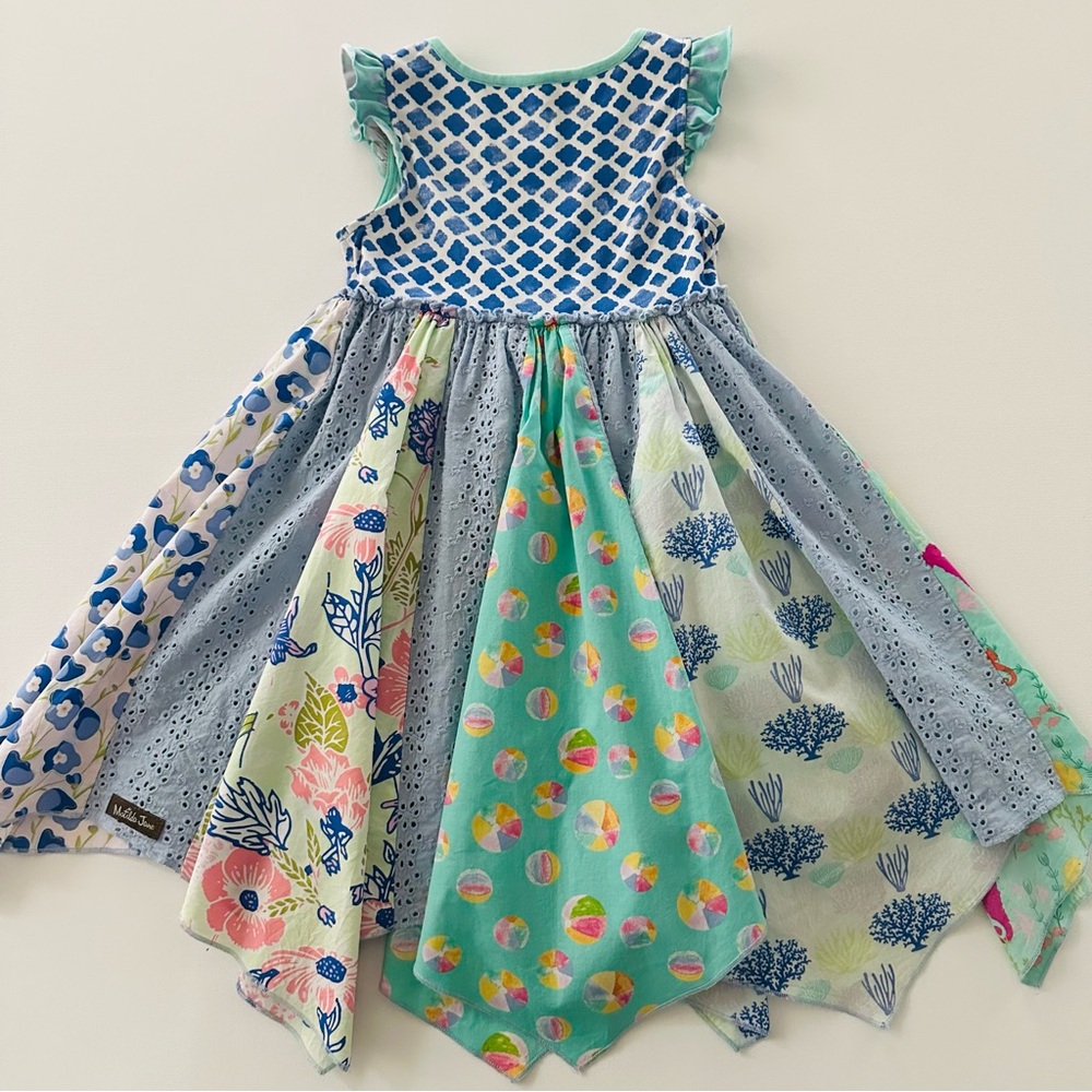 Matilda Jane Girls 6 Adventure Begins Seahorse Cutie Dress Spring Summer - Picture 7 of 12